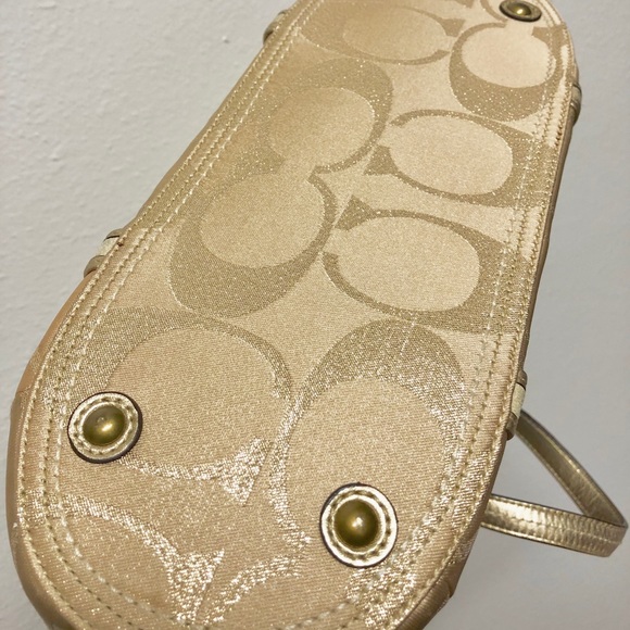 NWOT Gorgeous Coach Handbag Gold/Brass (Nordstrom) - Picture 4 of 8